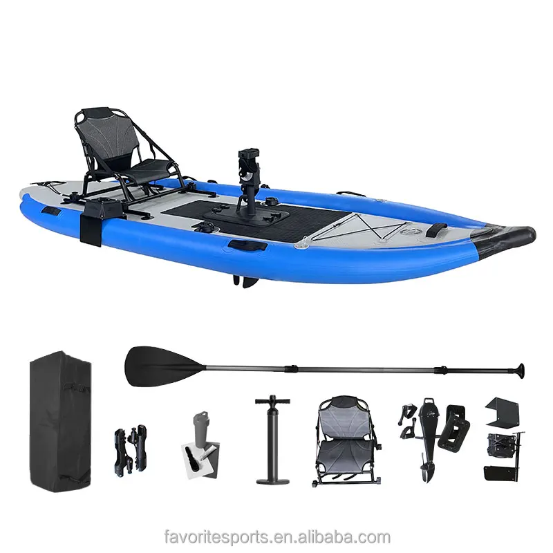 Favorite New arrival Cheap Single Person Sit On Top Fishing Pedal Drive Kayak With Aluminum Kayak Seat