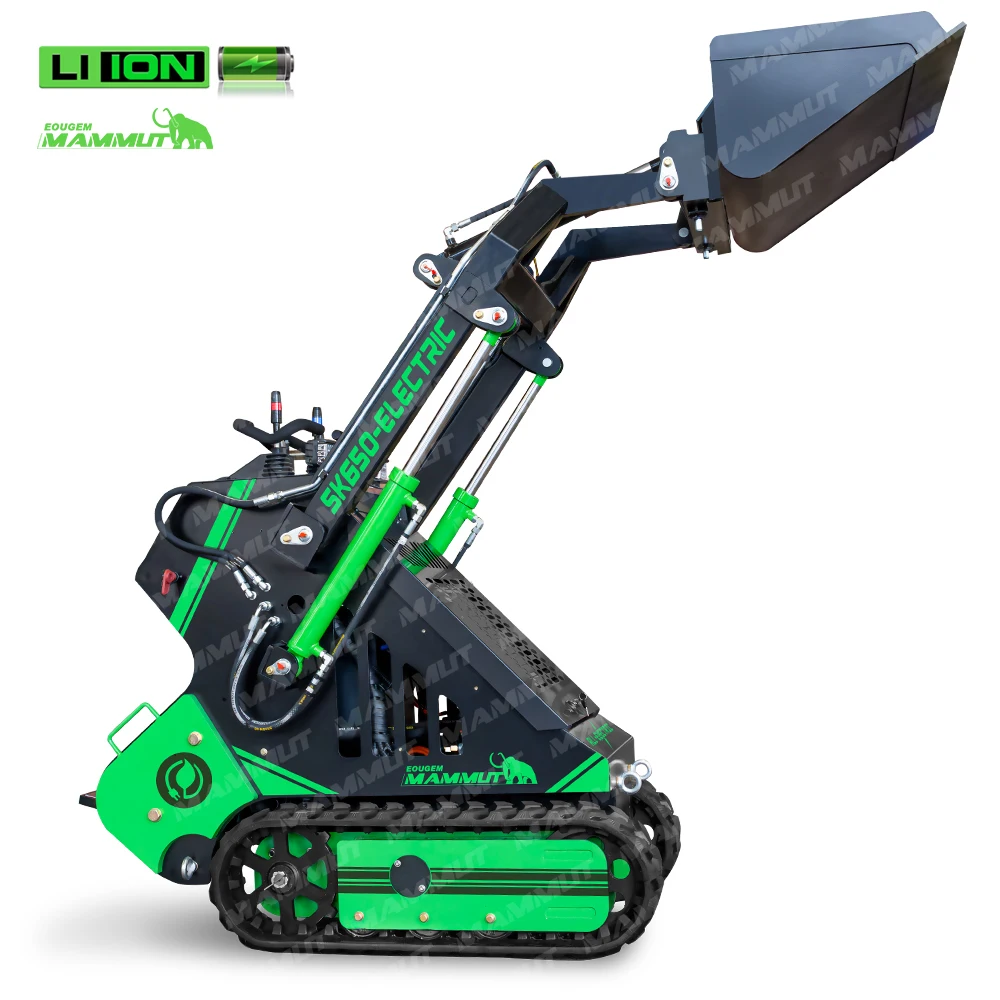 Mammut CE Certification Electric Sliding Loaders China Skidsteer Supplier Tracked Small Skid Steer Loader For Sale