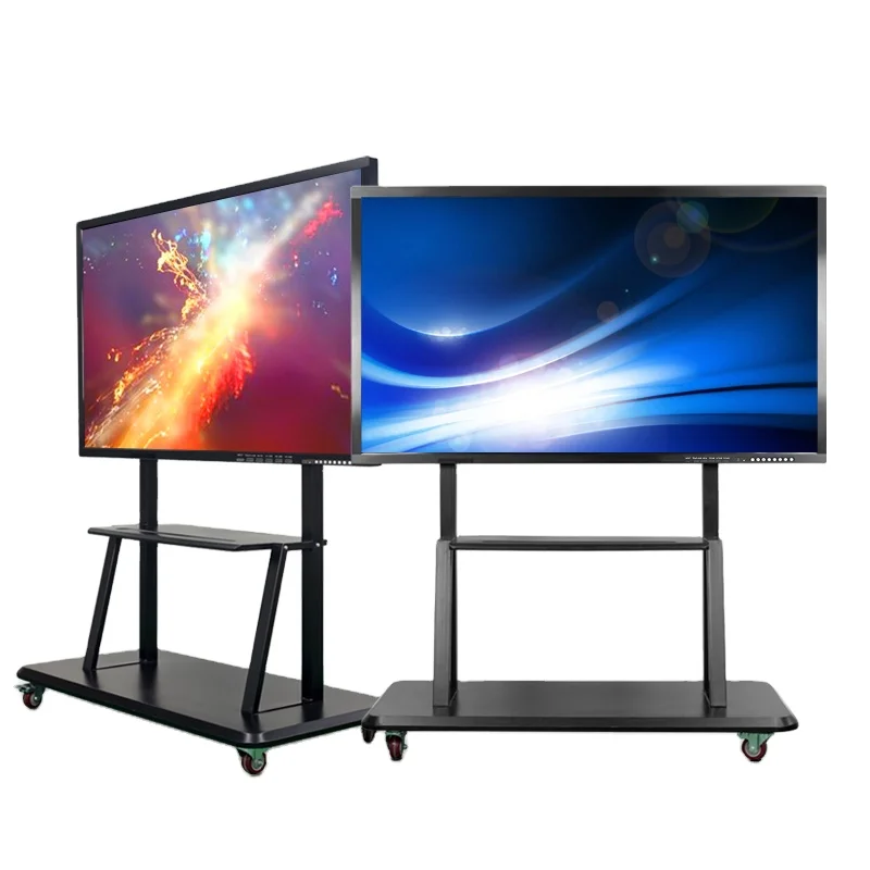 Ultrasonic interactive whiteboard touch interactive board smart class infrared 75 inch panel