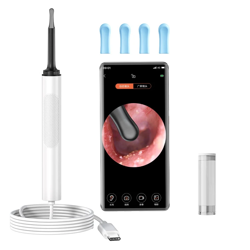 B5 5mp 4.4mm endoscope earpick smart visual ear cleaner USB ear camera