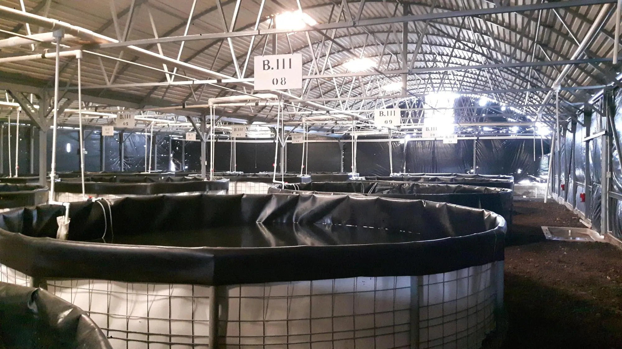 HDPE лист гидроизоляционная Шахта бассейн biofloc аквариум непроницаемая геомембрана креветки пруд