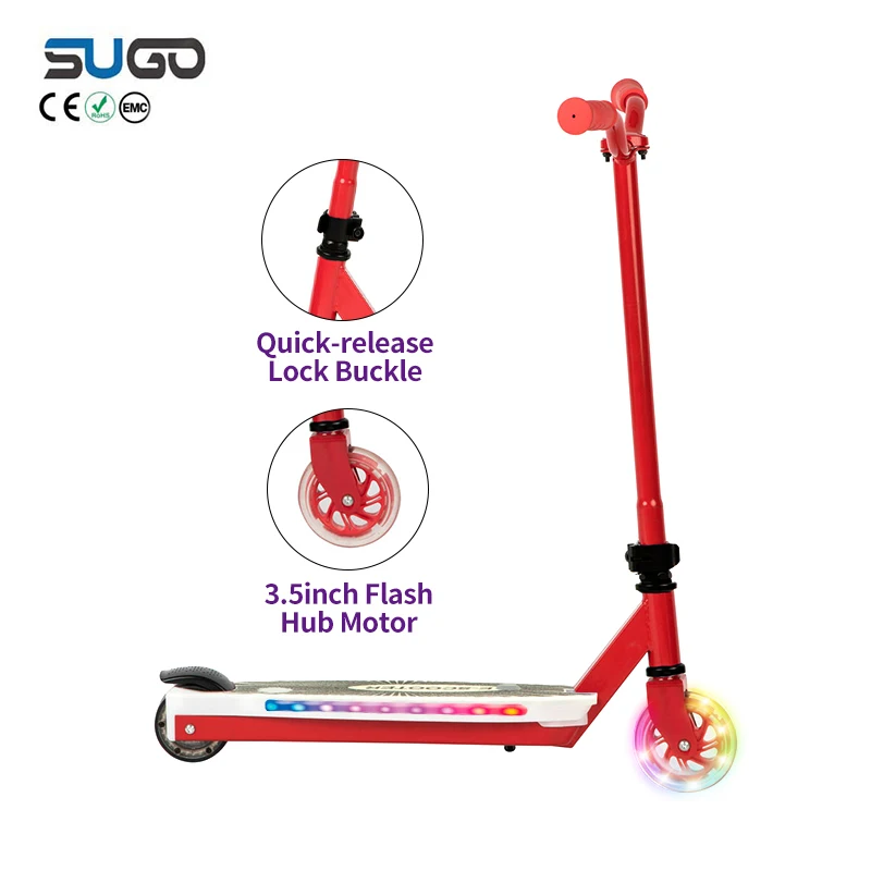 2 Wheels Cheap Electric Scooter By The Rear Foot Brake With Switch To Cut The Power Off Kick Scooter