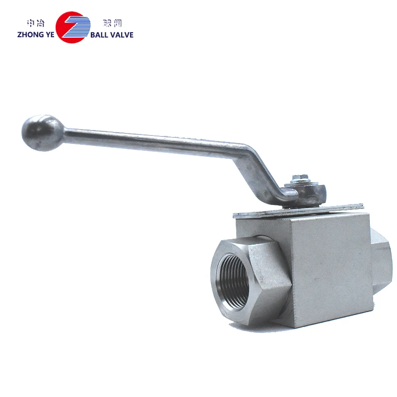 Chinese factory  sale selling  female thread  ball valve galvanized carbon steel  BKH-NPT1 hydraulic ball valve