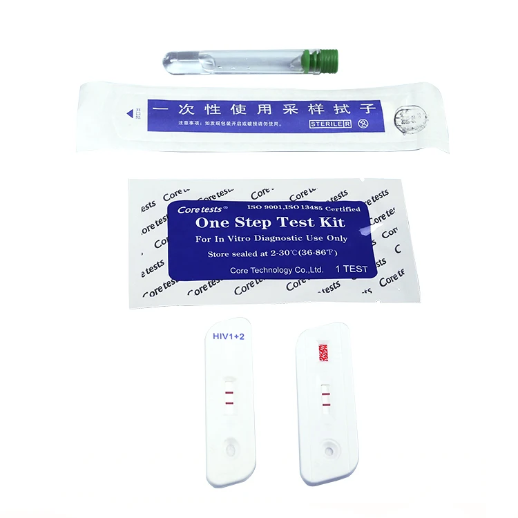 Medical High Accuracy Oral Fluid Hiv 1/2 Antibody Diagnostic Test Kit Saliva Hiv Rapid Test Kits