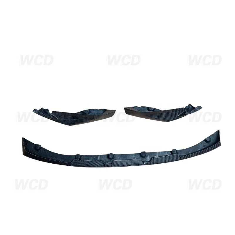 Carbon Fiber MP Type Front Bumper Lip Chin Spoiler Front Splitter for BMW M3 G80 M4 G82 G83 2021+