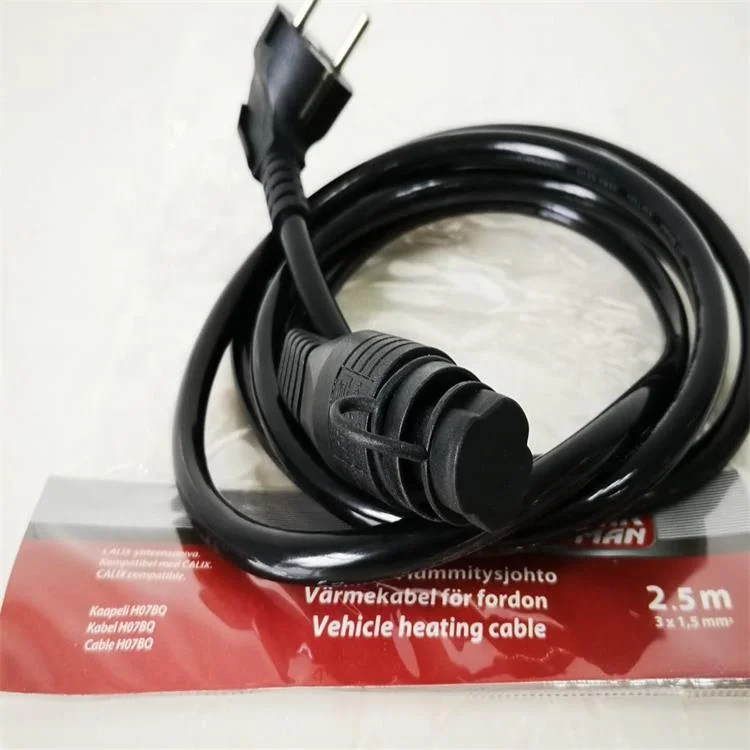 Кабель питания для Северных стран, холодный антифрикционный кабель с вилкой Calix H07BQ, для подогрева электроэнергии 3g 1, 5 мм2
