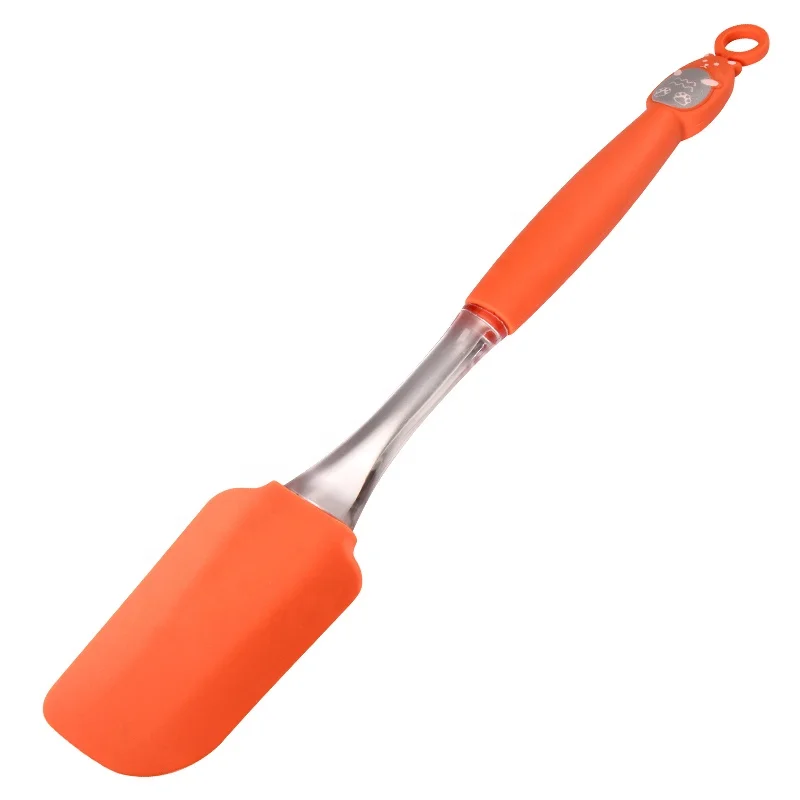 RTS Low MOQ Good Quality Silicone Spatula With Plastic Handle For Cake Tools