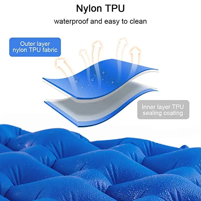
Cheap outdoor camping mattress travelling hiking trekking sleeping pad military camping inflatable mat 