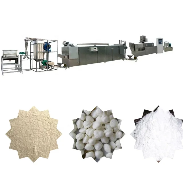 Big capacity modified corn starch process plant machine for modify starch modify starch processing line