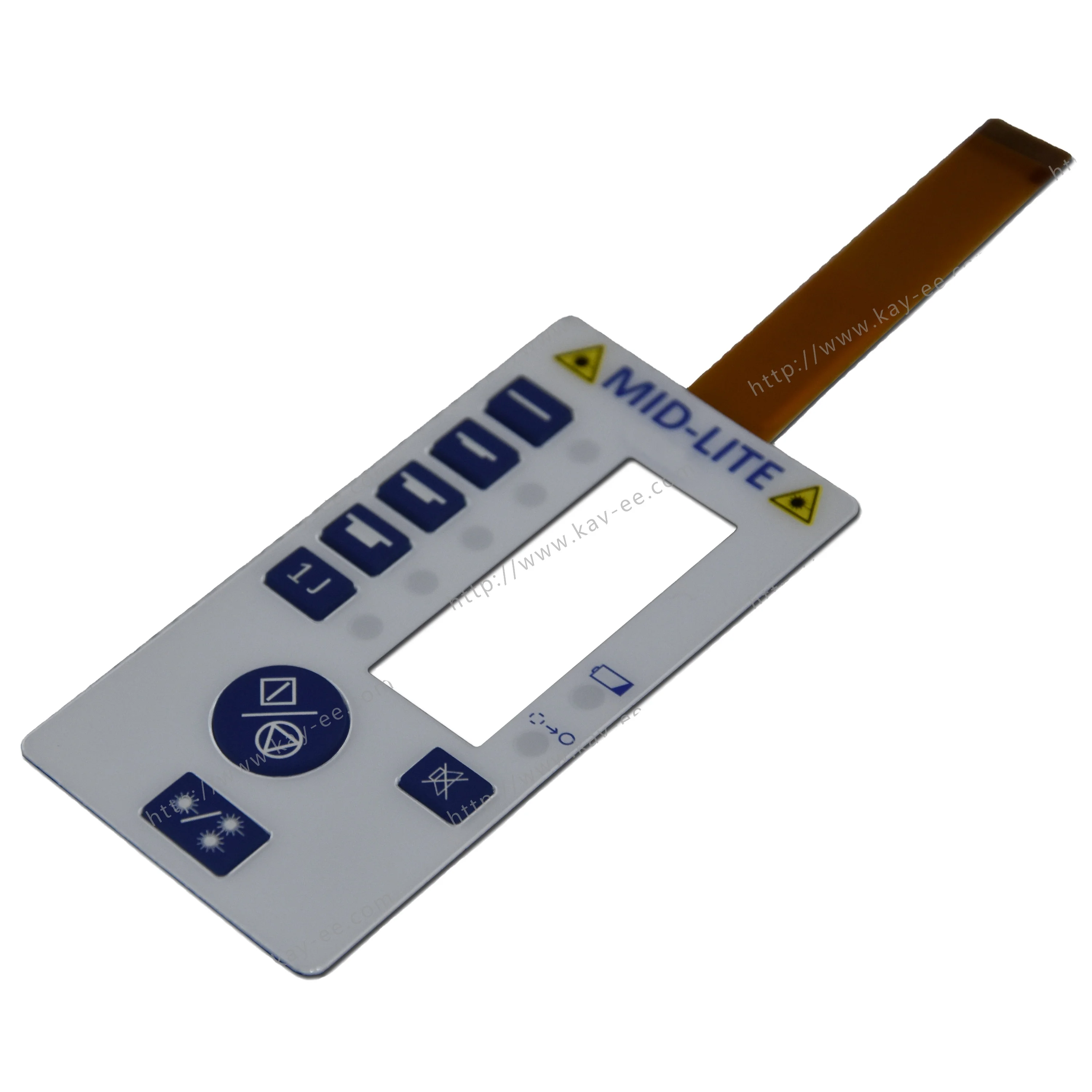 Custom Silver Printed FPC PCB Circuit 3m Adhesive Custom Membrane Switch