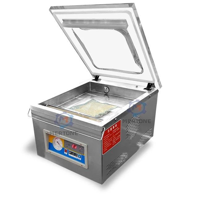 DZ-260 automatic table top economy food hamber vacuum sealer machine vacuum sealing packaging packing machine