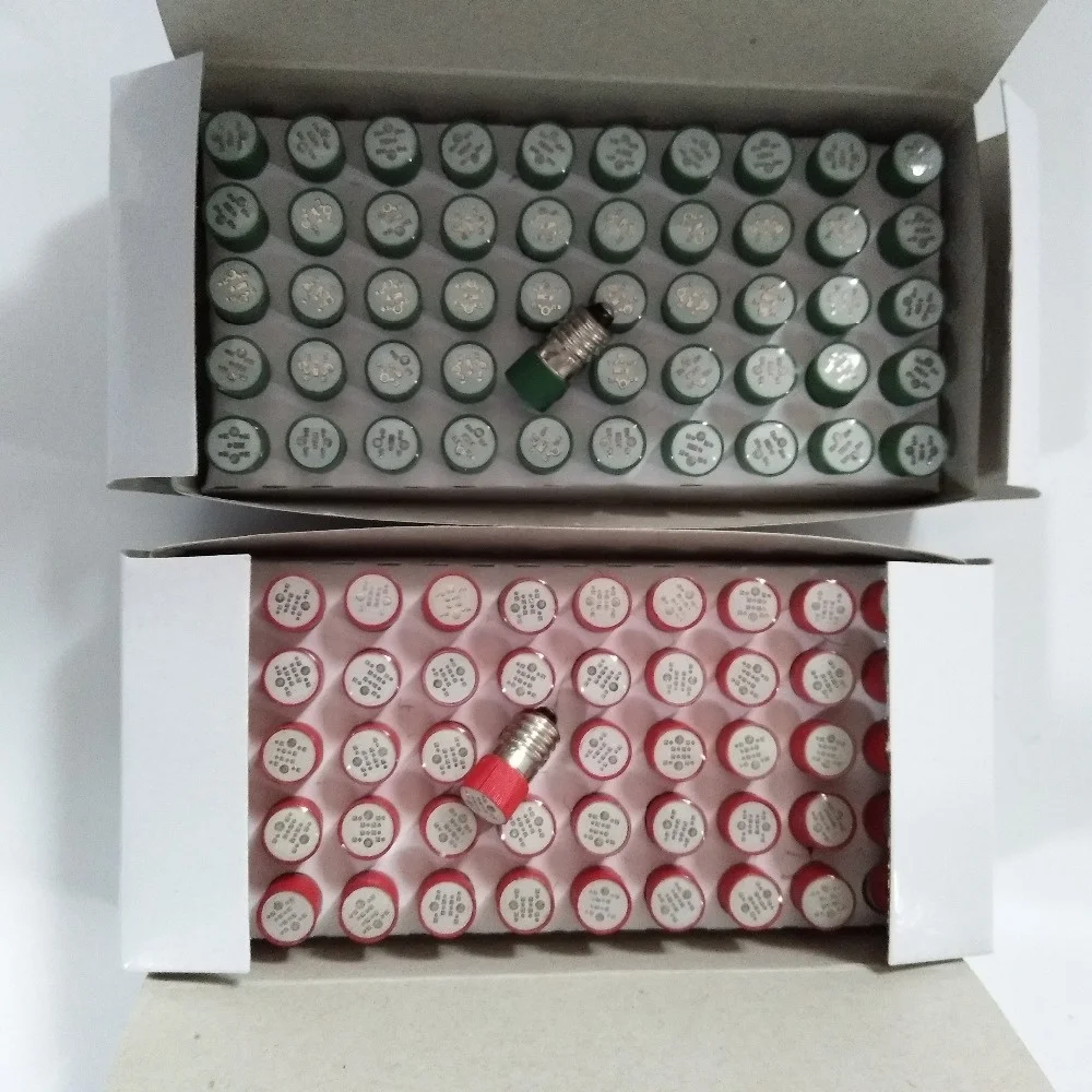 High Brightness 10mm E10 220VAC 230V 110V 120V or DC 24V 12V Mini LED Bulb Lights Lamp Head