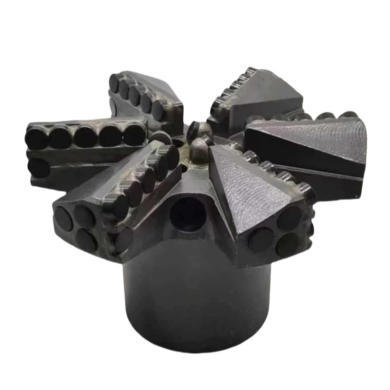 200# Six-Wing Reinforced Concave Coreless Drill Bit for Geothermic hole