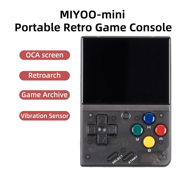 MIYOO MINI V2 Portable Retro Handheld Game Console 2.8Inch IPS HDScreen Video Game Consoles Linux System Classic Gaming Emulator