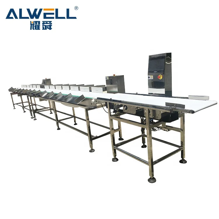 Высокая Эффективность автоматическая машина для сортировки веса/рыба креветки сортировочная машина