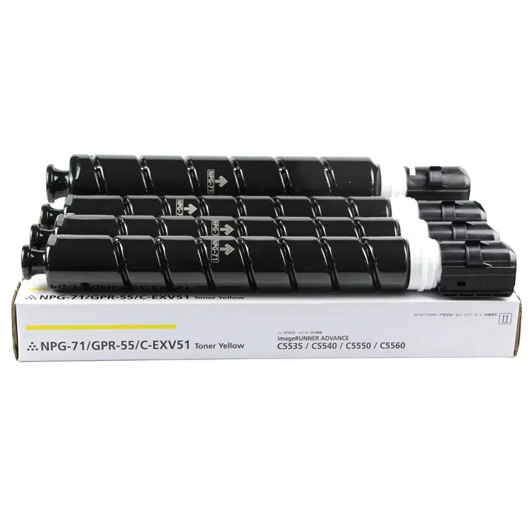 Compatible iR  C5535 5540 5550 5560 for Canon NPG71 GPR 55 C EXV51 toner cartridge