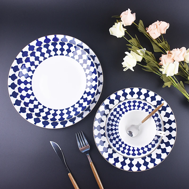 Premium ceramic Coffee Tea Sets Perfect Cup and Saucer for lunch tea, porcelain new bone china with unique design and gold rim