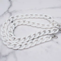 New Trendy Multiple colors 1.7*70cm Acrylic Chain eyeglass glasses lanyard face masking holder for glasses