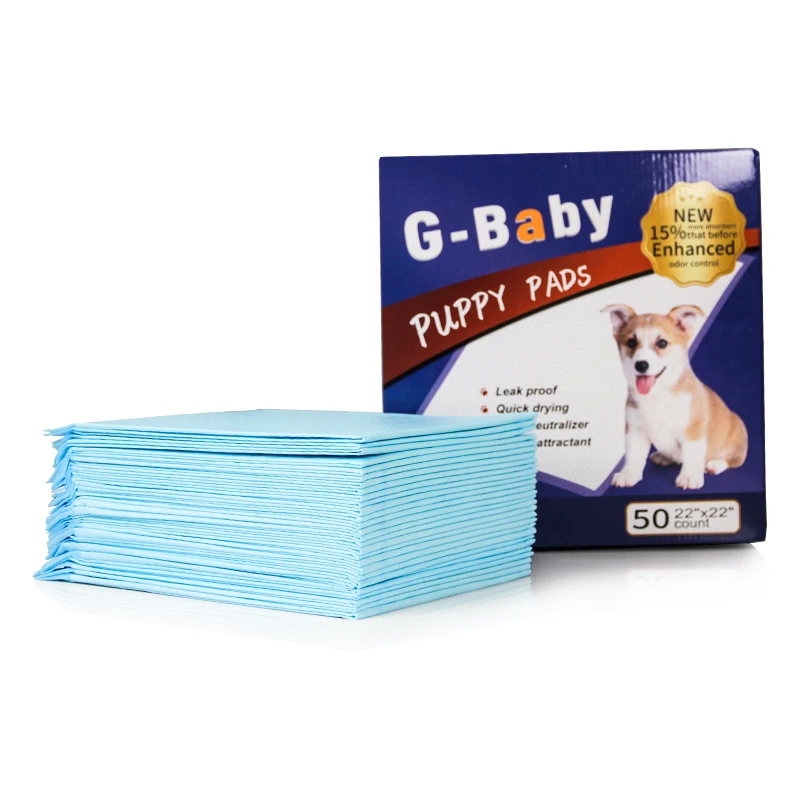 Factory wholesale eco friendly super absorbent fast drying disposable dog training pad