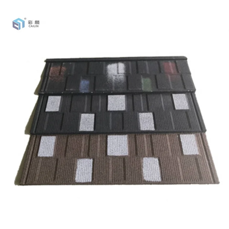 50 Years Warranty High Quality Metal Building Materials Aluminum Roofing Sheet Stone Coated Metal Roof Tiles
