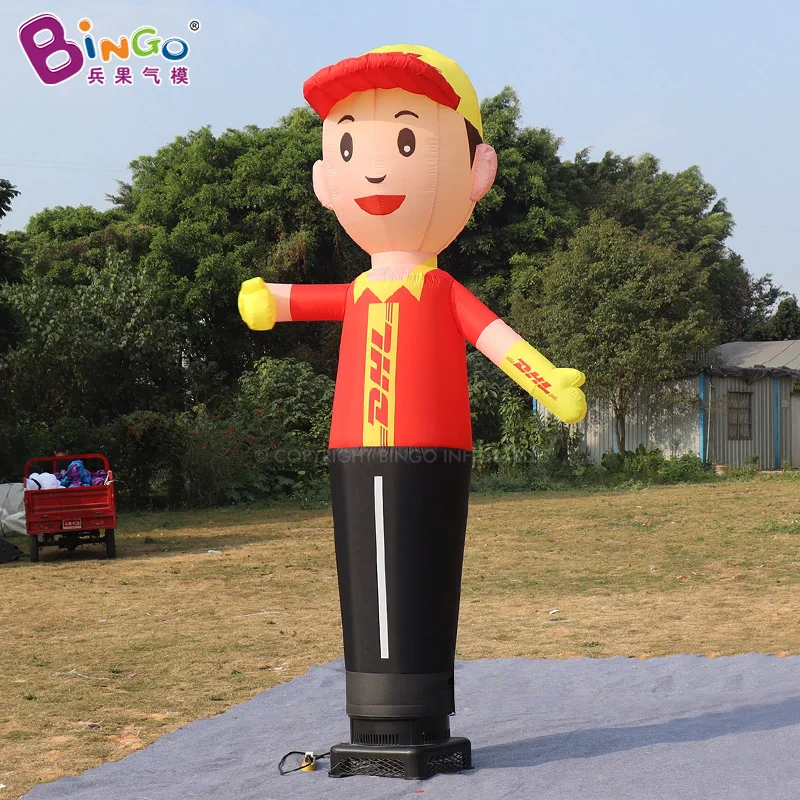Bingo Outdoor Promotional Wacky Waving Inflatable Tube Guy Car Wash Inflatable Air Dancer For Advertising
