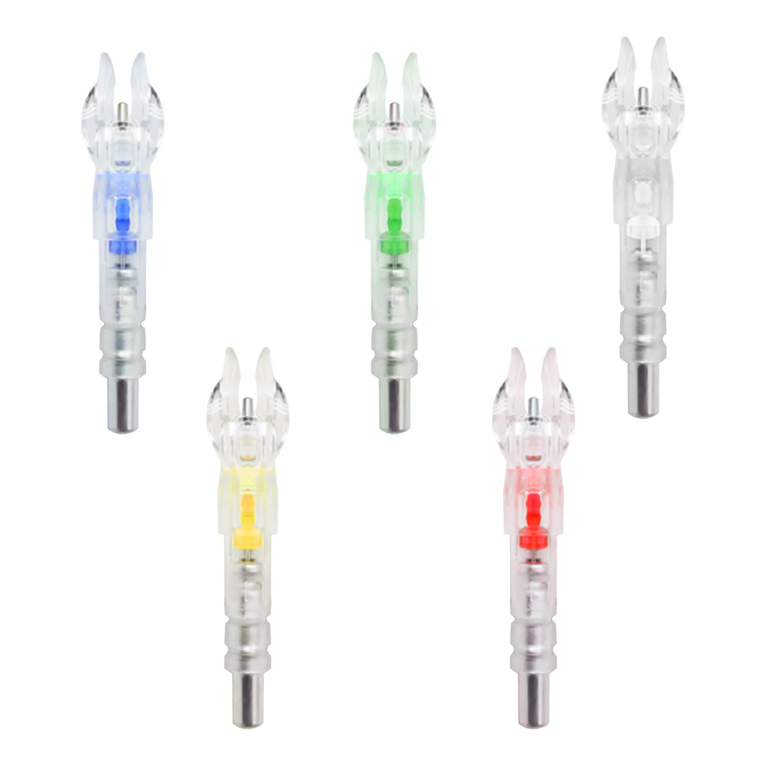 Archery Lighted Nocks 6.20mm/0.244inch Automatic ON-OFF  Knocks Tail For Arrow Hunting Targeting