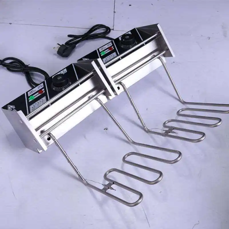 Countertop 6L+6L Stainless Steel French oil Fries Machine 2 Tank 2 Basket Commercial Potato Chip Fryer Electrical Deep Fryer0