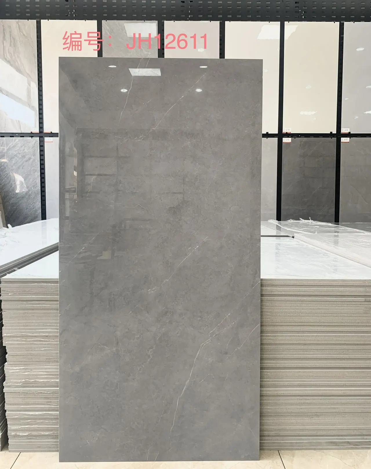 Modern 600x1200mm Carrara White Tile Polished Stone Texture Floor with Antibacterial & Wear-Resistant Features Low Price