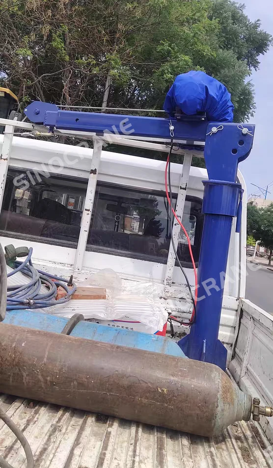 Популярный Тип Мини-электрическая Поворотная лебедка установленная на автомобиле пикап кран небольшой автомобильный