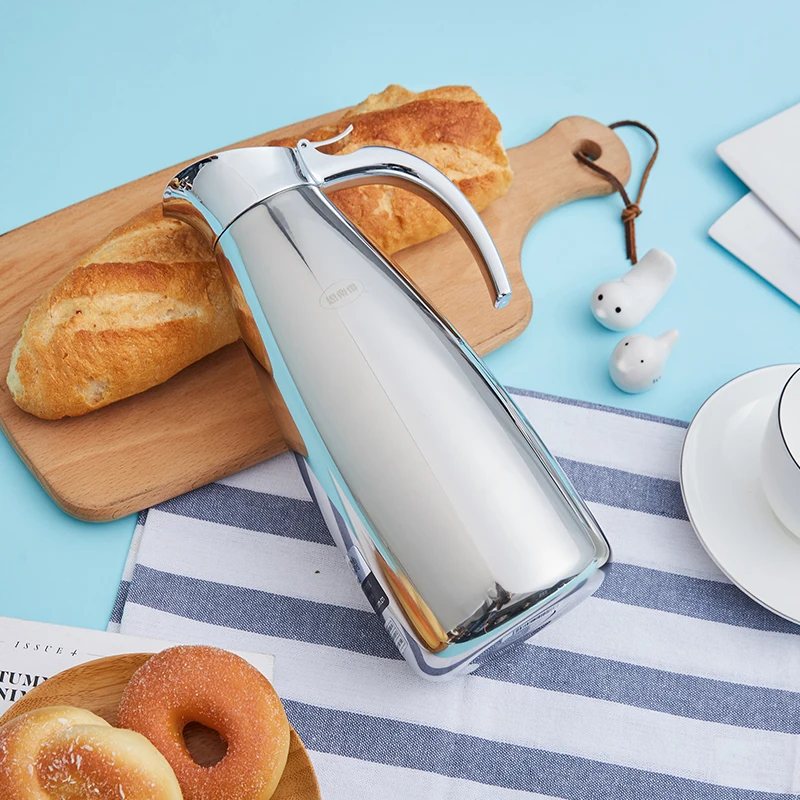 600 ml Insulated Thermal Stainless Steel Coffee Pot Thermos Flask Vacuum Tea Kettles