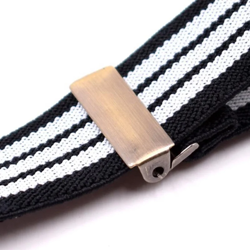 new fashion striped design colorful 3 clips y shape kids children suspenders