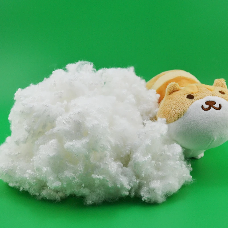 Wholesale Premium 3D Polyester Fiber Filled PP Cotton Stuffing Premium Product Genre Staple Fiber Raw Pattern Hollow Style Use