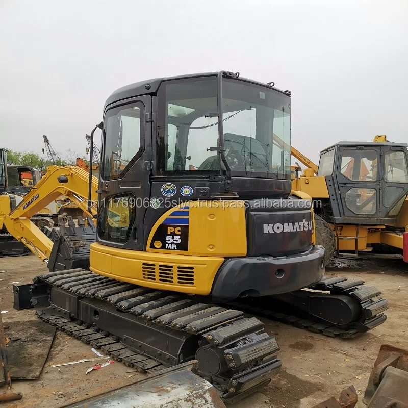 farm machinery Used Mini Excavator PC55 in Shanghai for Sale/Used Komatsu PC55mr Excavator MADE IN JAPAN