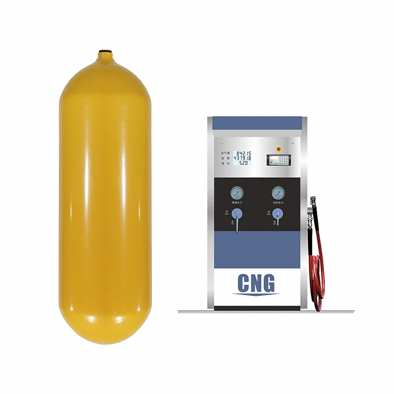 Popular Product Hotsale Overseas  356mm 65L 200bar  cng Compressor Natural Gas Filling Station For Sale