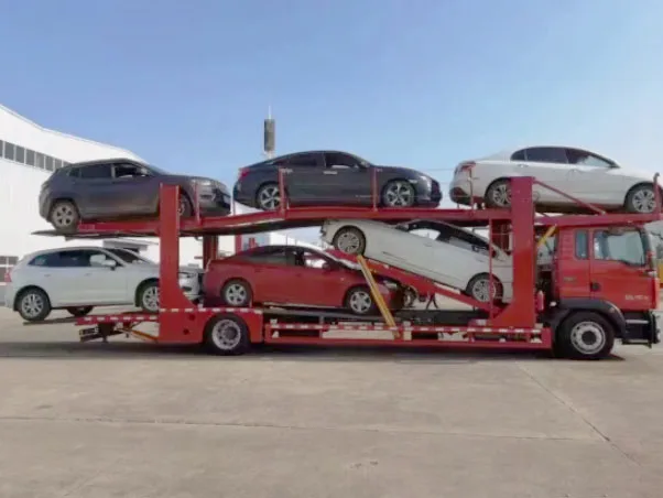 Factory 9 car truck and trailer vehicle transport semi trailers for sale