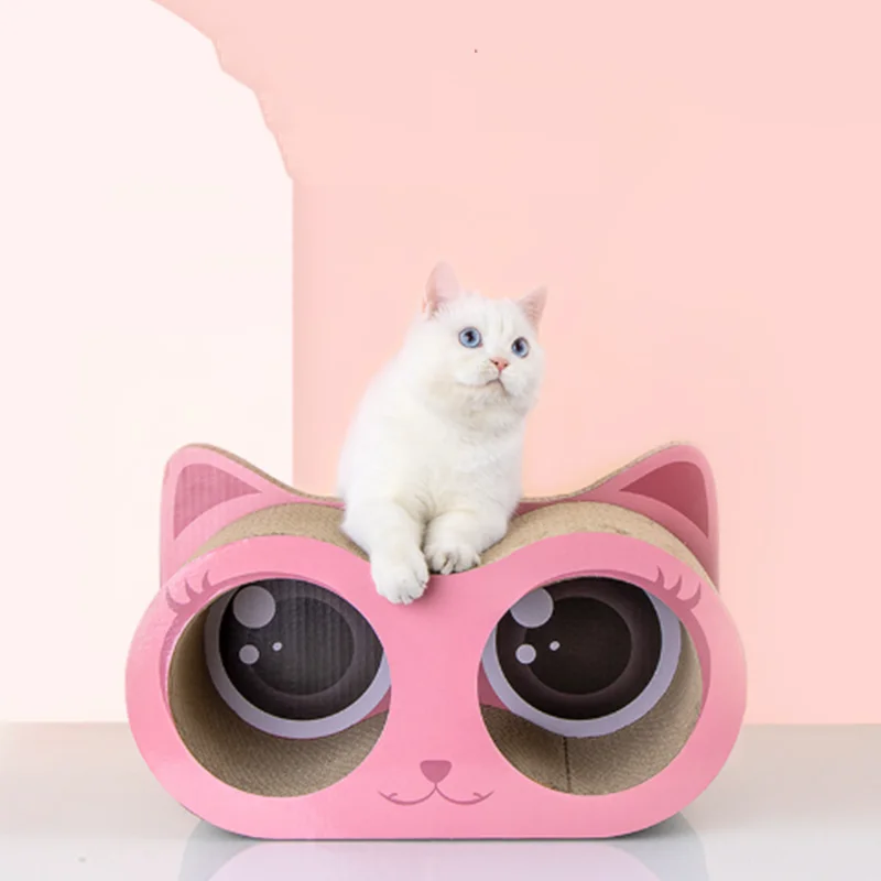 Cartoon cat toy corrugated cat scratching board
