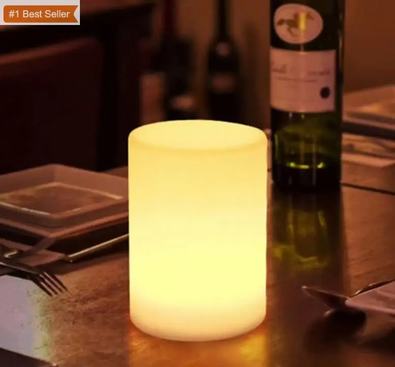 LED luminous ball charging remote control color changing cylindrical star indoor ambient light