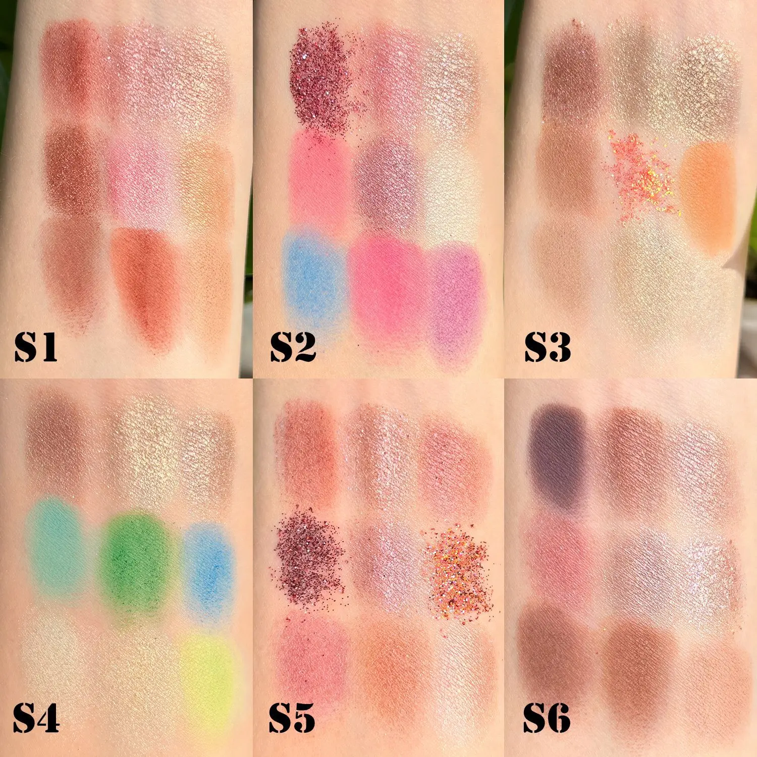 Wholesale without logo 9 colors Eyeshadow palette not to smudge neutral not off makeup matte eyeshadow