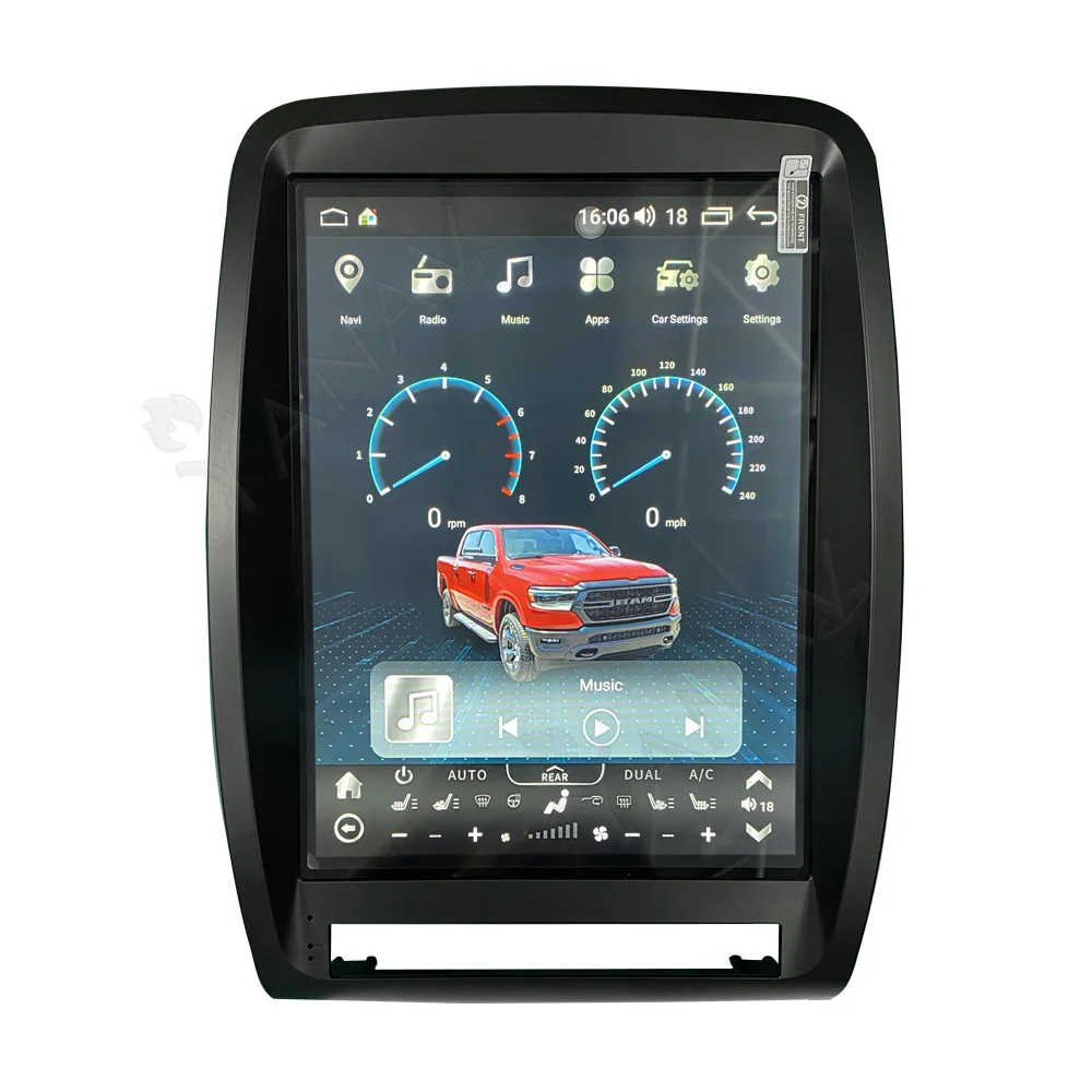 Android 12 8+256G Tesla Auto tape recorder headunit car radio GPS Navigation Multimedia player for Dodge Durango 2014-2020