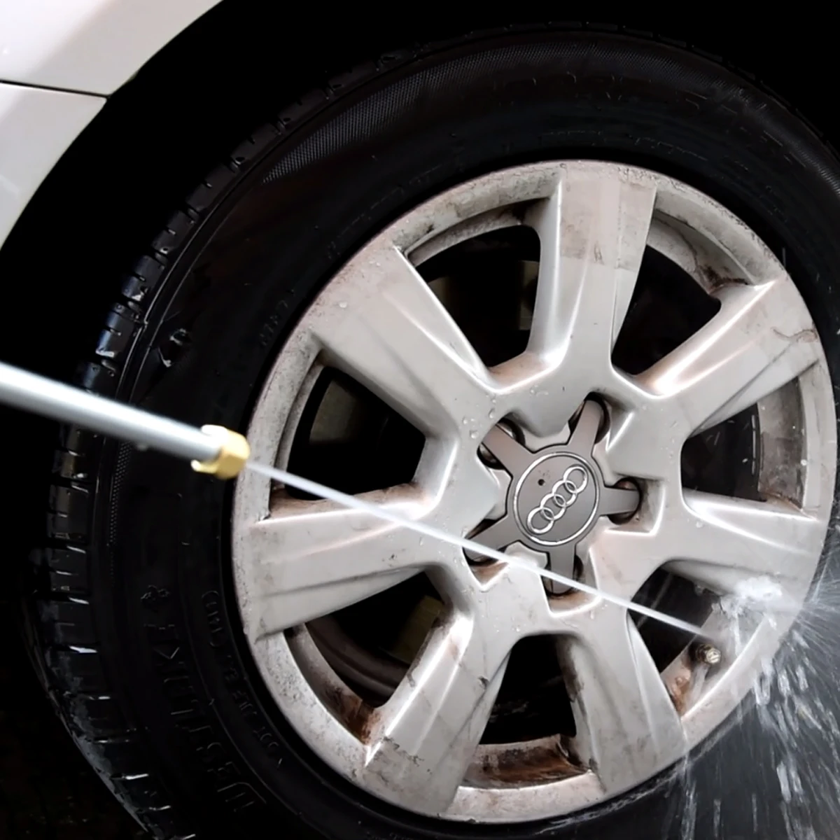 high pressure garden watering double water nozzle spray gun