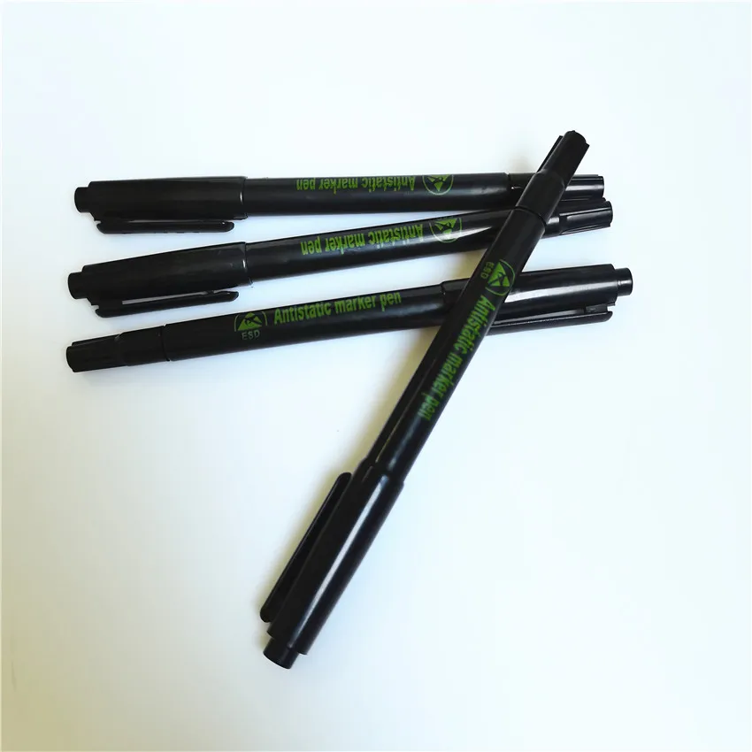 Dual Tips Permanent Marker Pen for Office School Factory High Quality Red Color Popular Single Textile Industry Permanent Marker