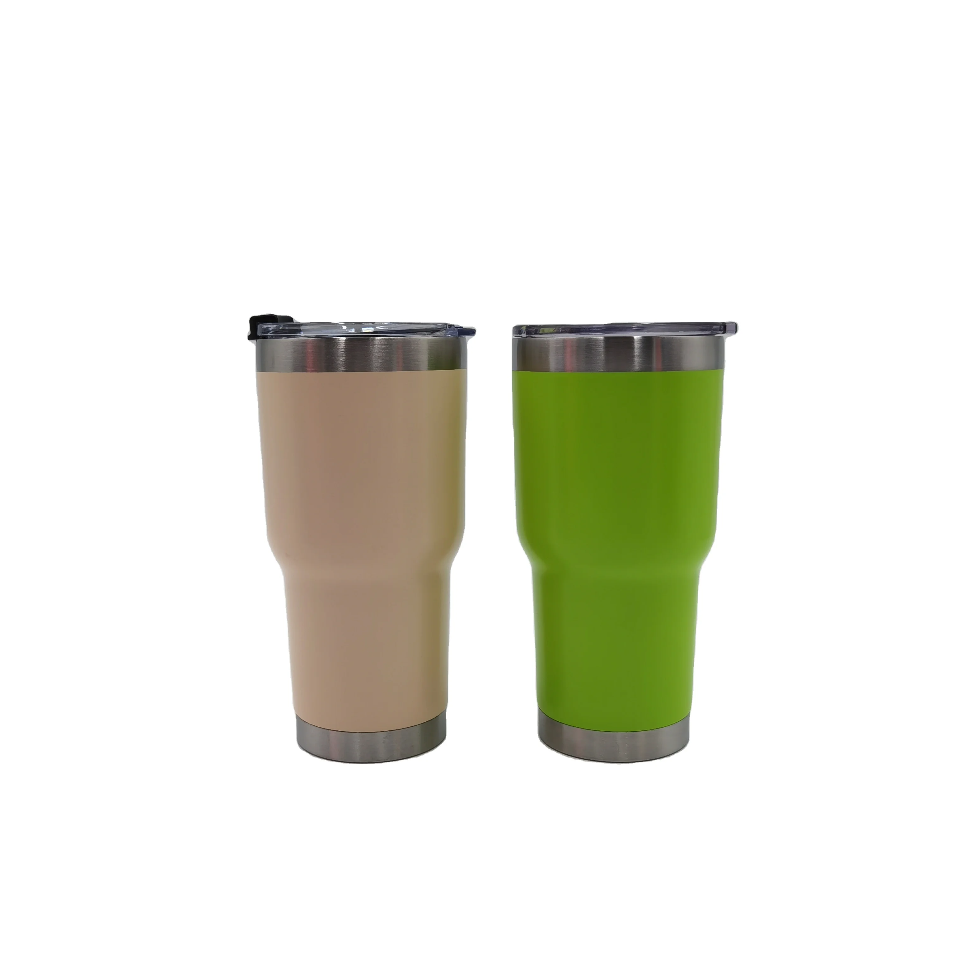 Wholesale Custom Logo 20oz/30oz Double Walled Stainless Steel Coffee Tumbler Cups With Lids copper coated of car tumbler