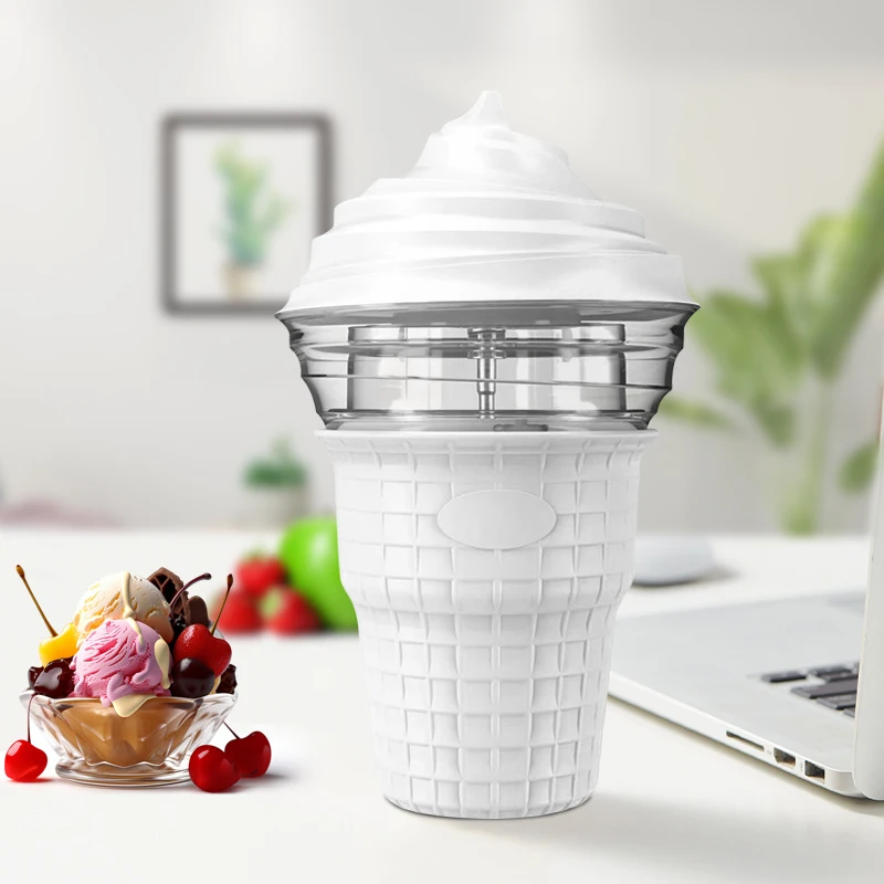 Household Children DIY Full Automatic Sorbet Fruit Dessert Yogurt Soft Ice Cream Maker