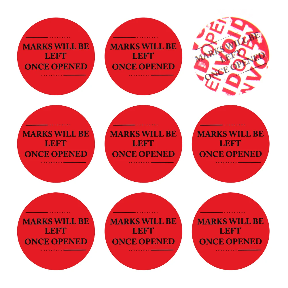 Tamper evident void security seal labels sticker void security customized Warranty Void Seal Anti-counterfeit Sticker Label