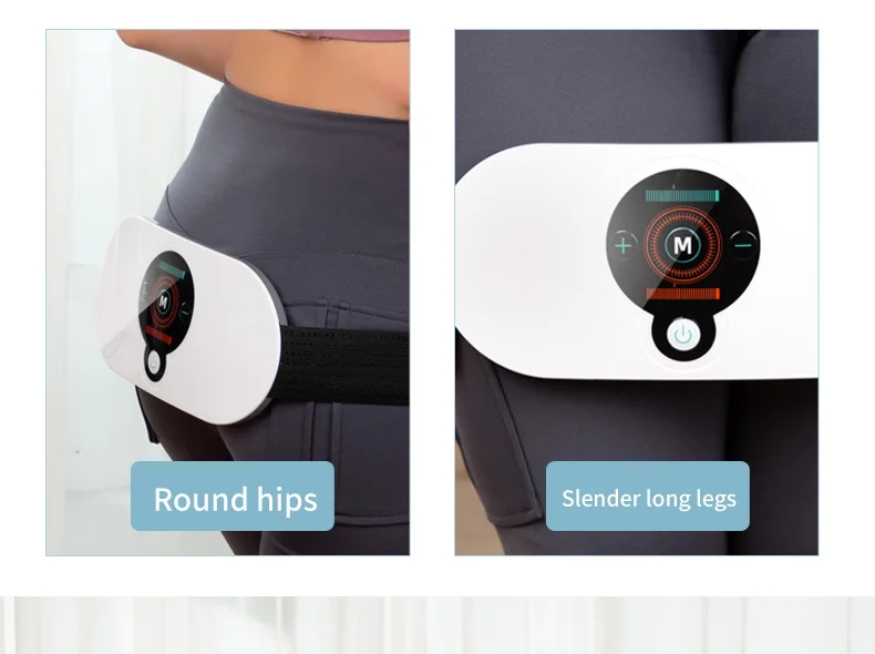 Wireless Remote Smart Waist rub EMS Infrared Heating Relieves Lumbar Muscle Strain  Massage Relaxation