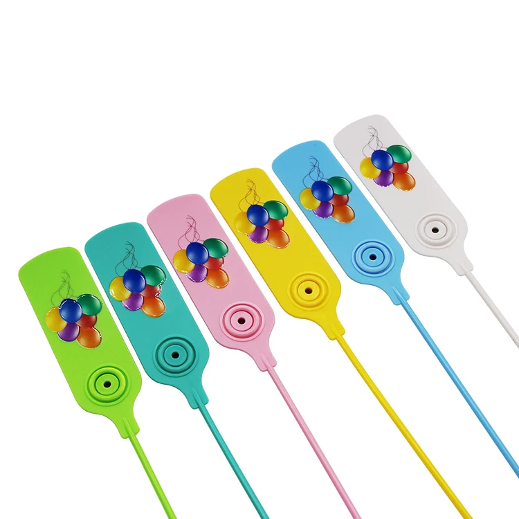 Shoe Clothing Serial Number Tag High Security Tamper Proof Seal For Clothes Seal Plastic