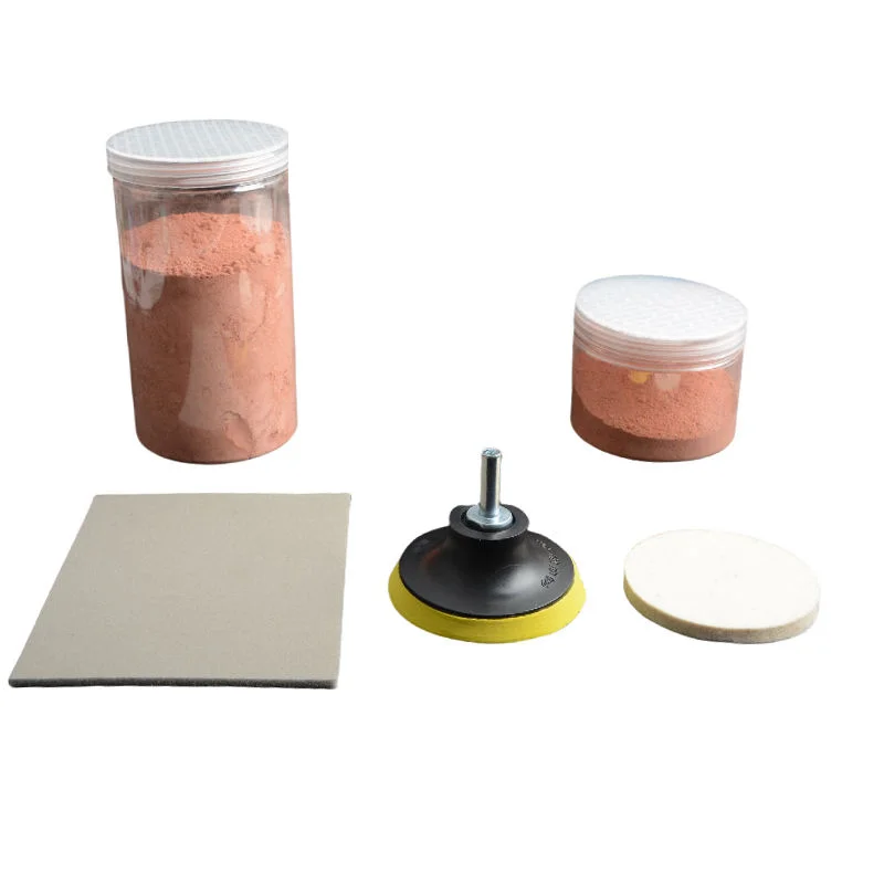 Treatment and ceramic tile applications Rare earth oxide cerium oxide versatile for automotive glass polishing powder oil film