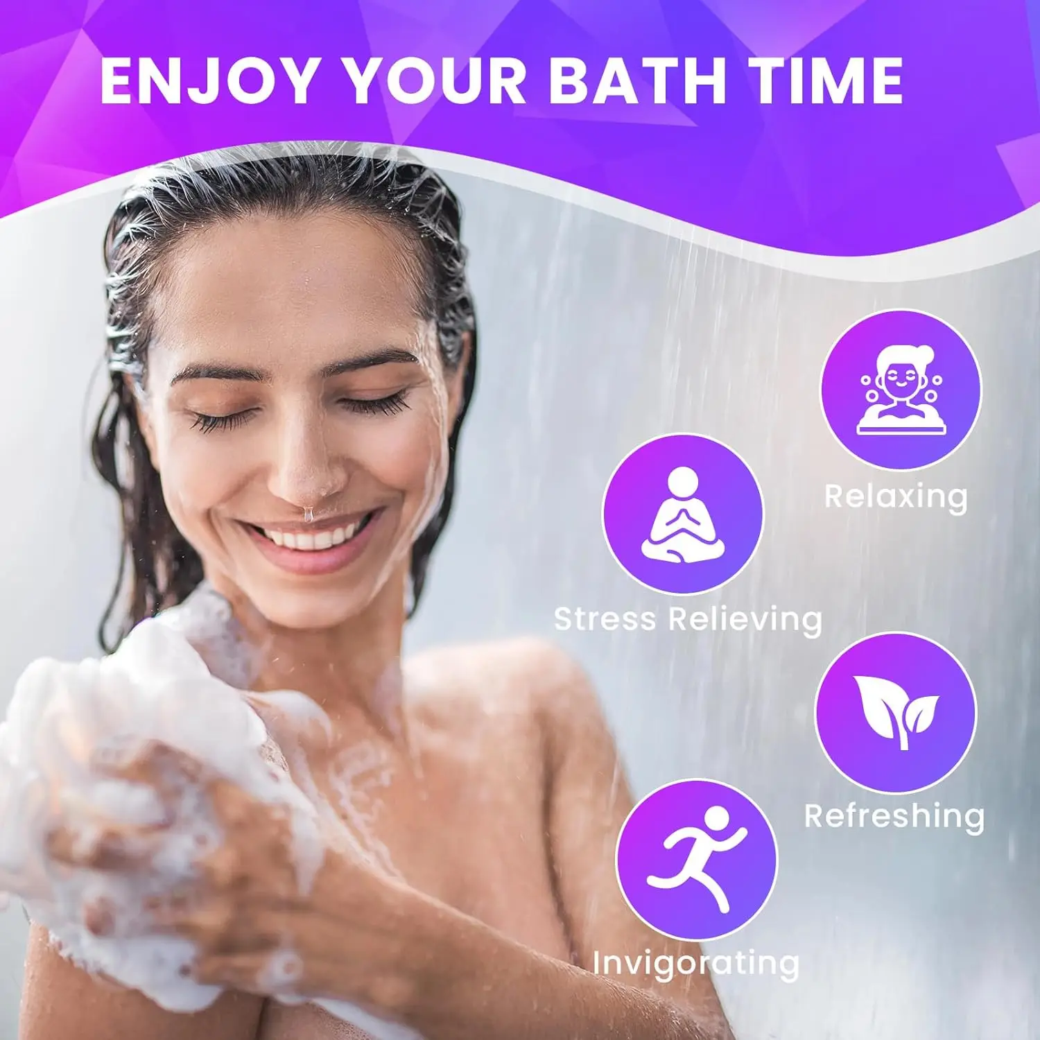 Custom SPA Self Care Relaxation Stress Relief Shower Fizzies Aromatherapy Shower Steamers Gift for Girls