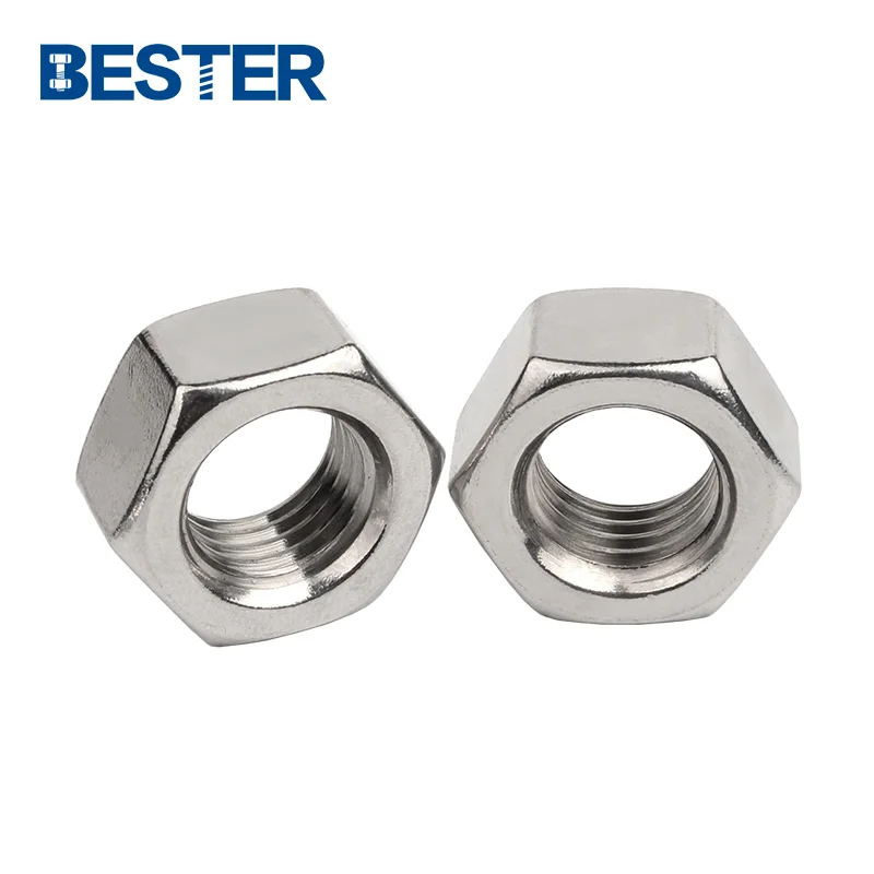Stainless steel grade8 zinc black nut roasting machine small nut packaging machine pitch lock hex  nut