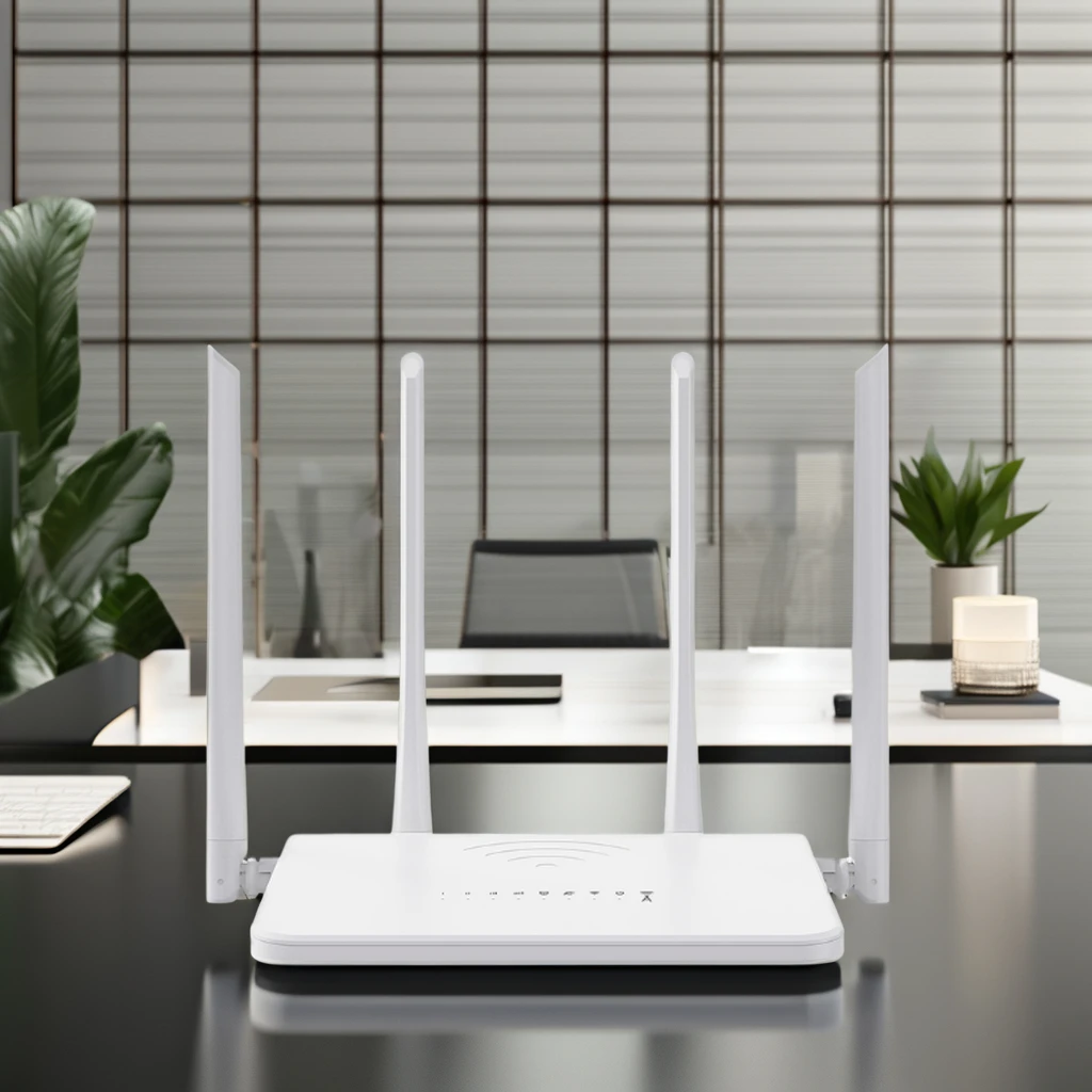New factory price OEM/ODM indoor 4g router with sim card slot wifi 4 antennas